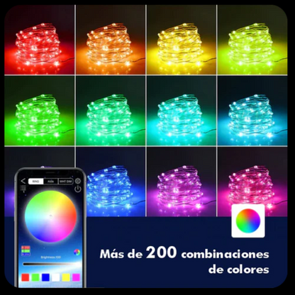 LUCES LED INTELIGENTES CON CONTROL Y APP