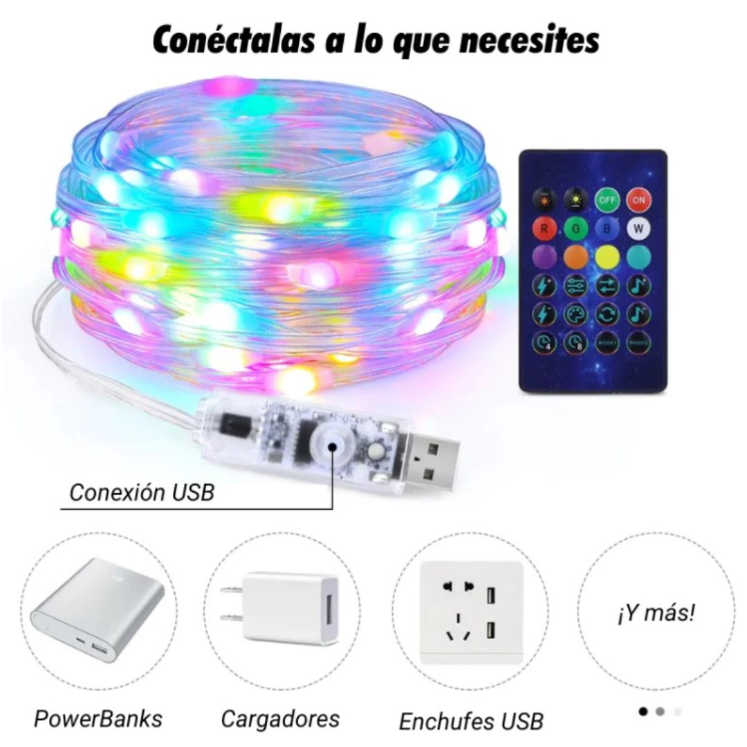 LUCES LED INTELIGENTES CON CONTROL Y APP